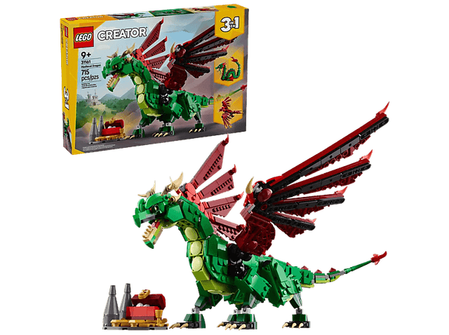 Lego Creator 3in1 31161 Middeleeuwse Draak Bouwstenen