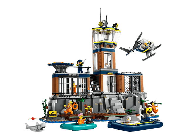 Lego City 60419 Politiegevangeniseiland Bouwstenen