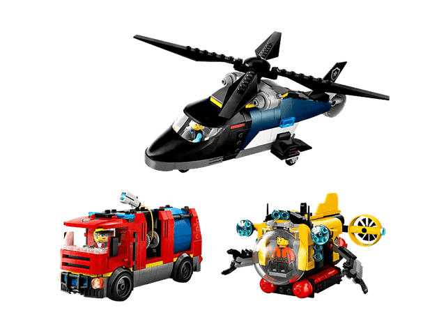 Lego City 60462 Helikopter Onderzeeër Bouwstenen