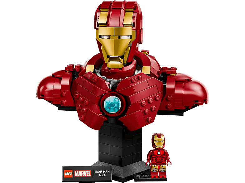 Lego Marvel 76327 Iron Man Mk4 Buste Bouwstenen — afbeelding 1
