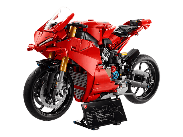 Lego Technic 42202 Ducati Panigale V4 S Motor Bouwstenen