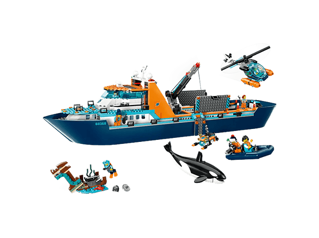 Lego City 60368 Poolonderzoeksschip Bouwstenen