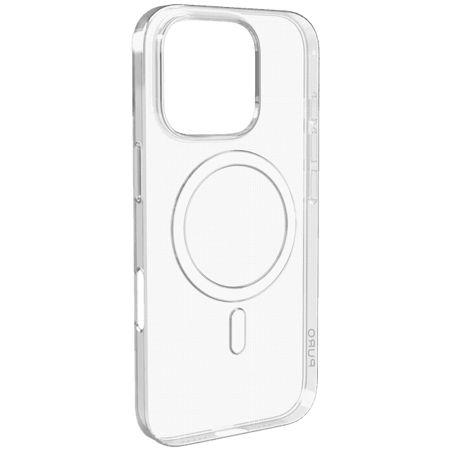 PURO Cover Ultra-Slim Magsafe "0.3 MAG" in TPU Telefoonhoesje voor Apple iPhone 16 Pro Max Transparent