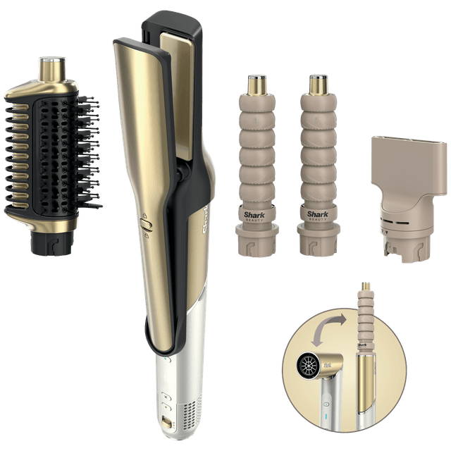 SHARK Glam 4-in-1 - HD6041SEU Hairstyler Goud