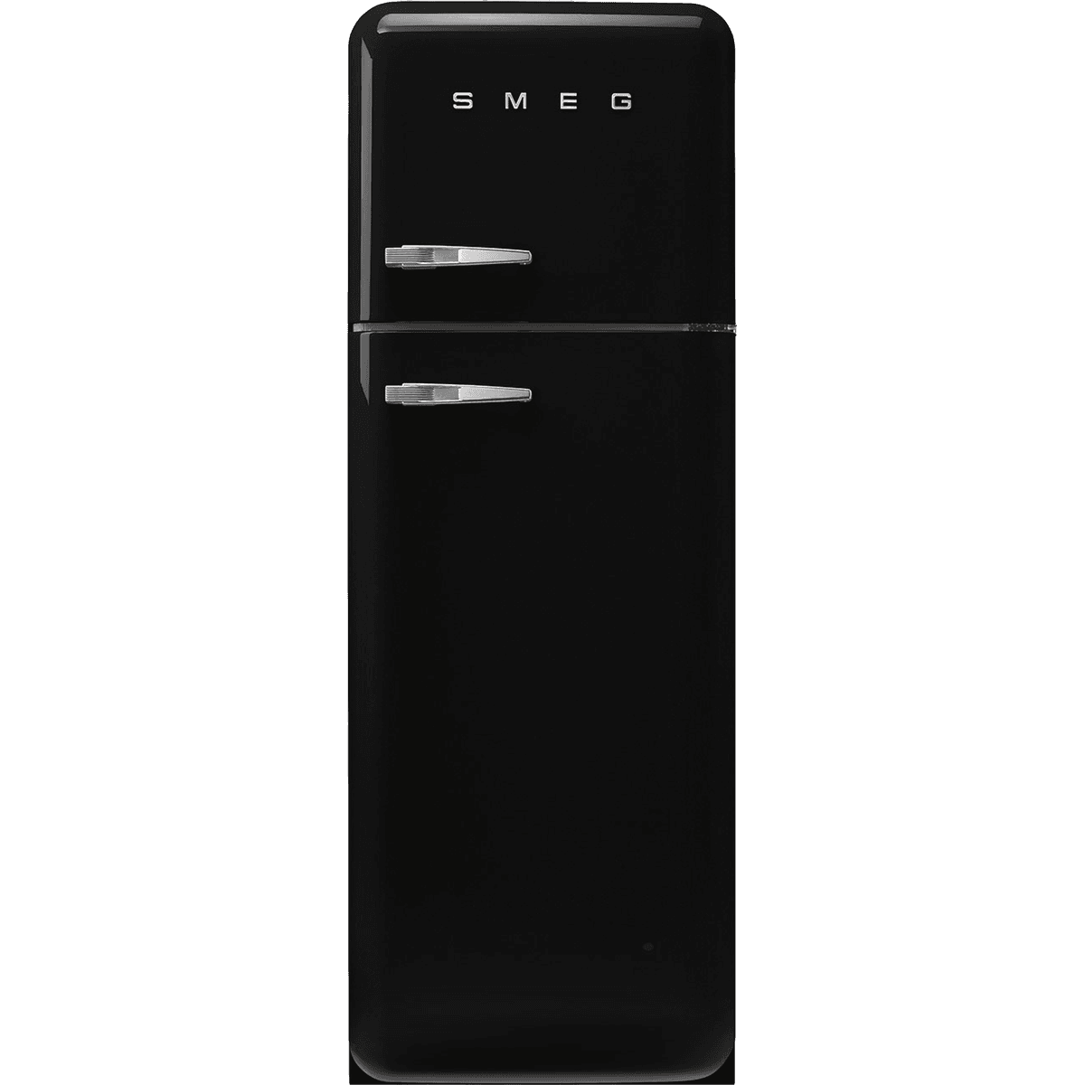 SMEG FAB30RBL6 - Retro Koel-vriescombinatie - 172 cm - Rechtsdraaiende deur - 294 L - Zwart — afbeelding 1