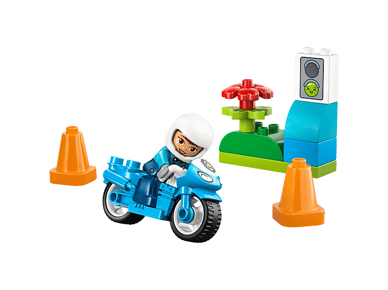 Lego Duplo 10471 Blauwe Politiemotor Bouwstenen — afbeelding 1