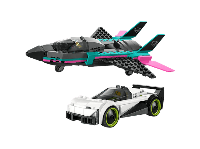 Lego City 60489 Straalvliegtuig Vs. Sportauto Bouwstenen