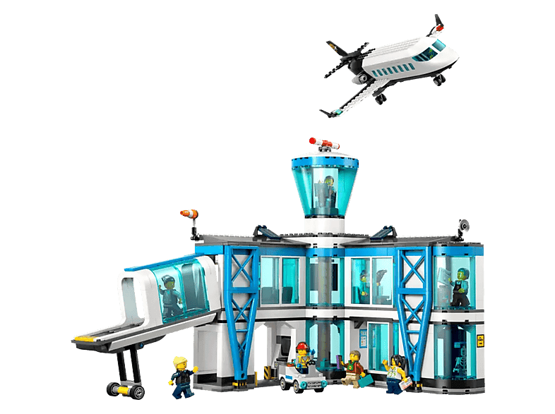 Lego City 60502 Luchthaven Met Vliegtuig Bouwstenen Multicolor — afbeelding 1