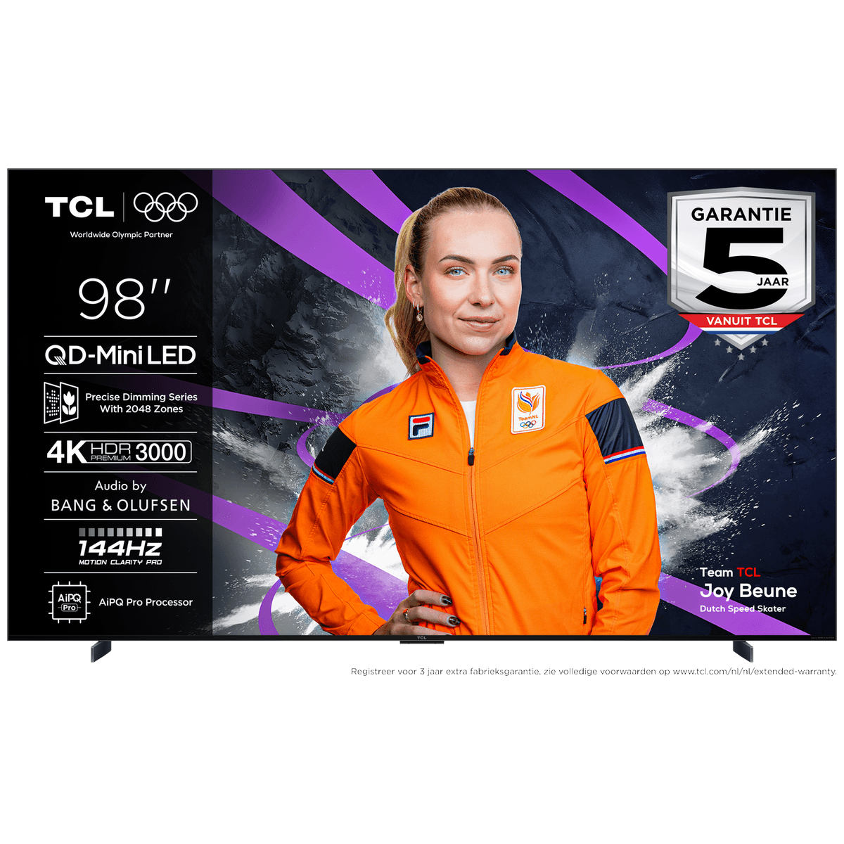 TCL 98C7K - Ultra HD 4K - Mini-led-tv - 98 inch - 2025 — afbeelding 1