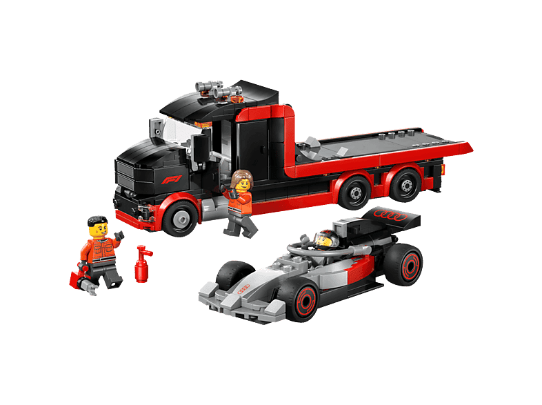 Lego City 60493 F1® Displaytruck Met Audi Racewagen Bouwstenen — afbeelding 1