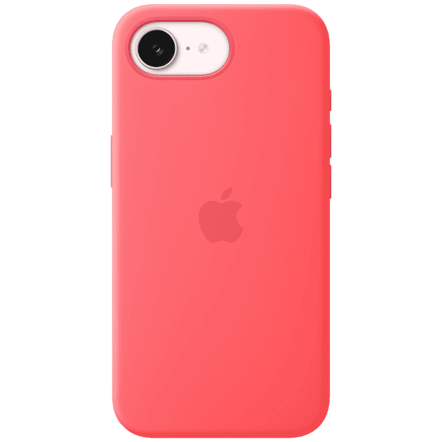 APPLE Silicone MagSafe Cover voor Apple iPhone 17e Bright Guava