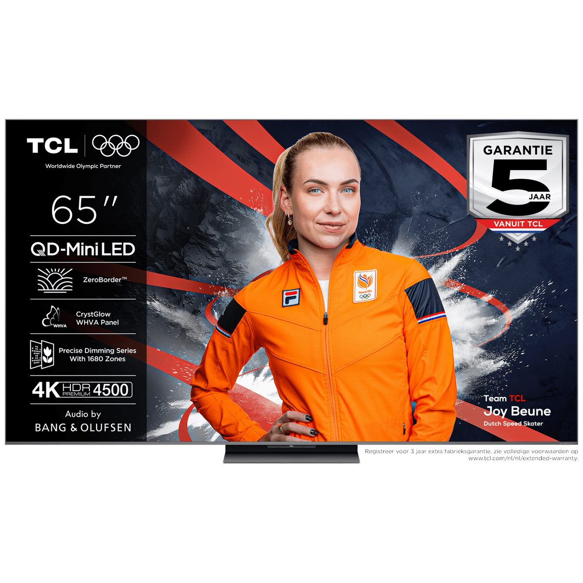 TCL 65C8K - Ultra HD 4K - Mini-led-tv - 65 inch - 2025 — afbeelding 1