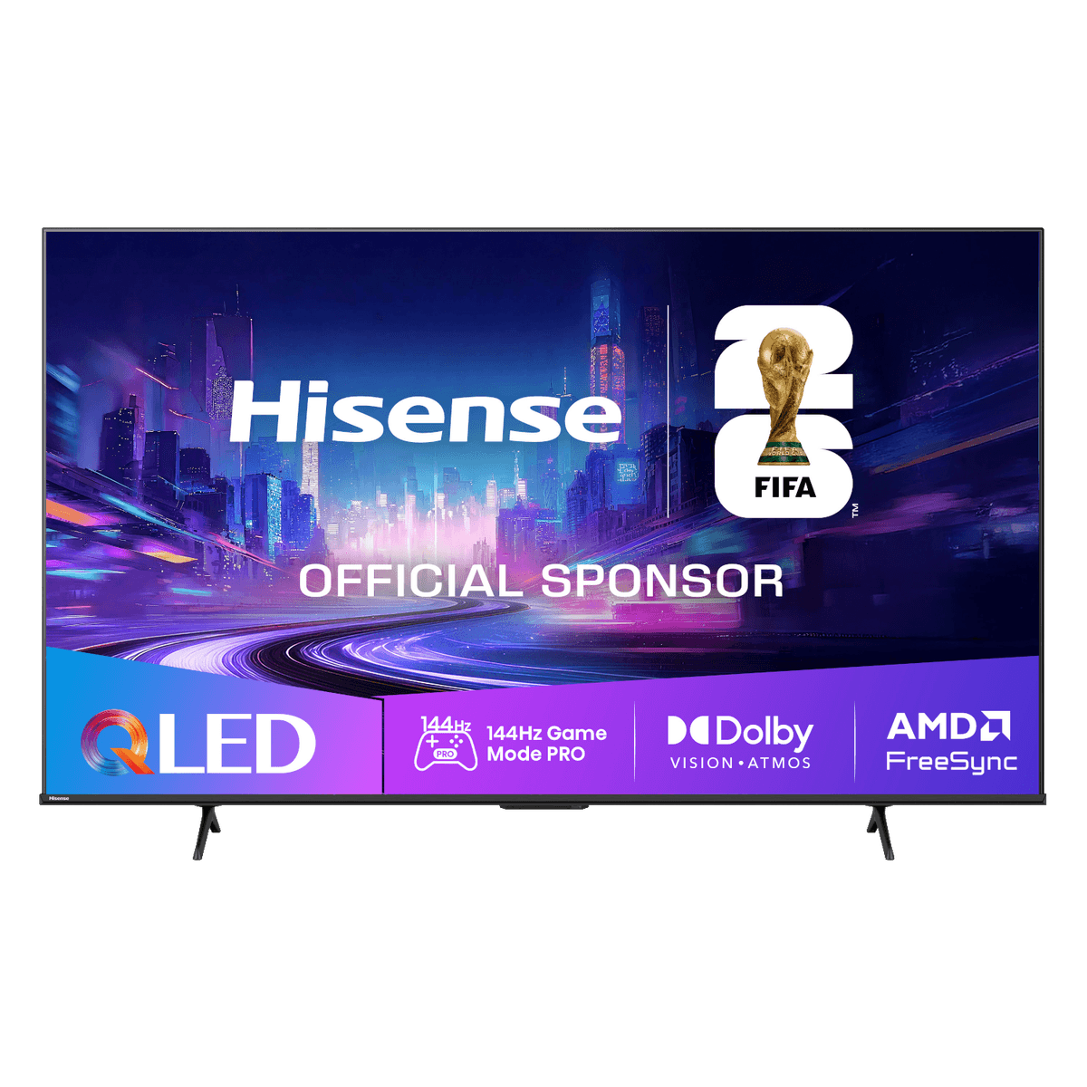 HISENSE 65E77Q PRO - Ultra HD 4K - QLED-tv - 65 inch - 2025 — afbeelding 1