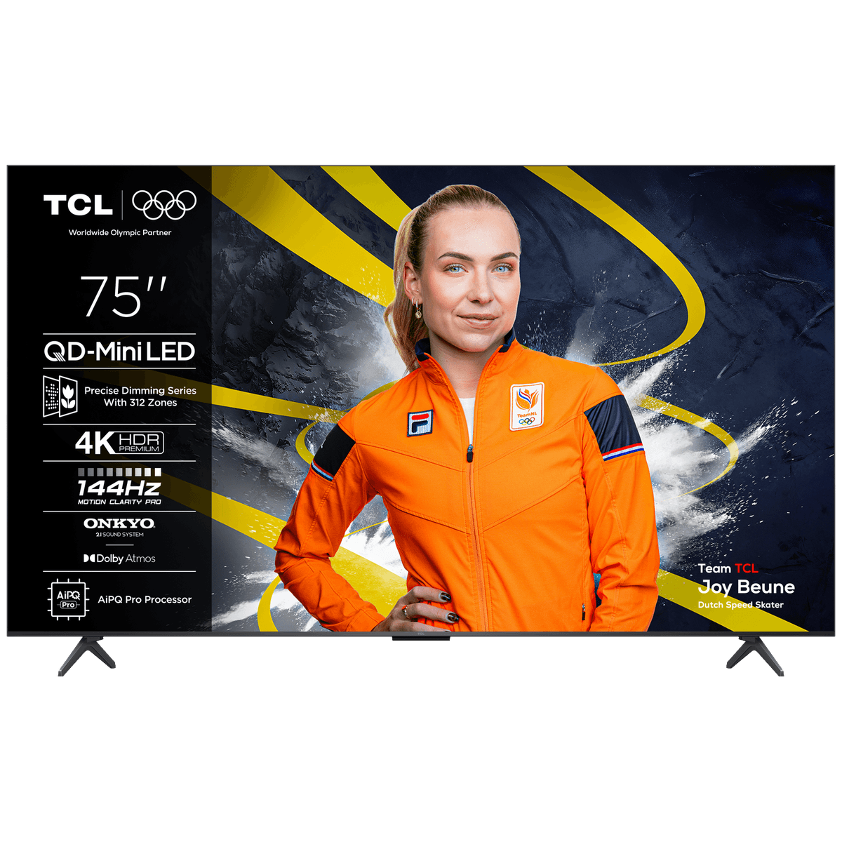 TCL 75C6K - Ultra HD 4K - Mini-led-tv - 75 inch - 2025 — afbeelding 1