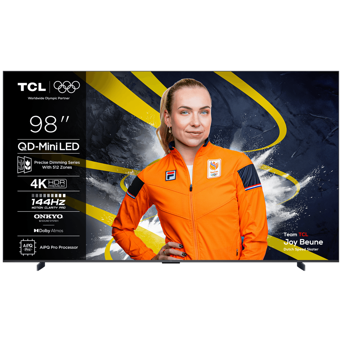 TCL 98C6K - Ultra HD 4K - Mini-led-tv - 98 inch - 2025 — afbeelding 1
