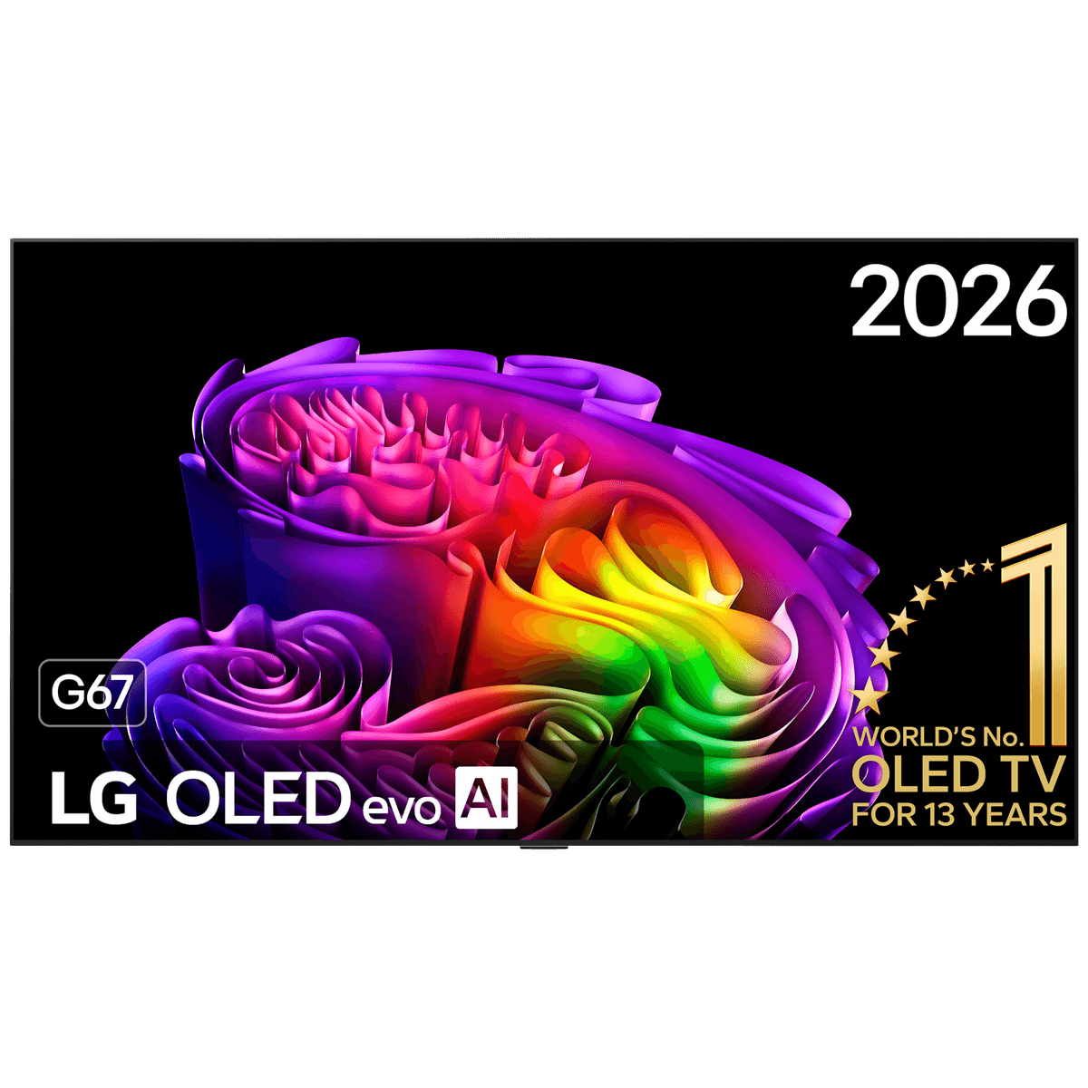 LG Evo AI 83G67LW - Ultra HD 4K - OLED-tv - 83 inch - 2026 — afbeelding 1