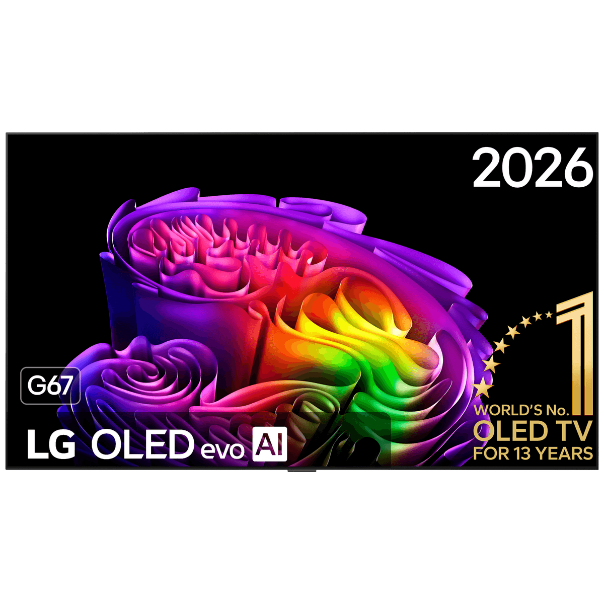 LG Evo AI 77G67LW - Ultra HD 4K - OLED-tv - 77 inch - 2026 — afbeelding 1