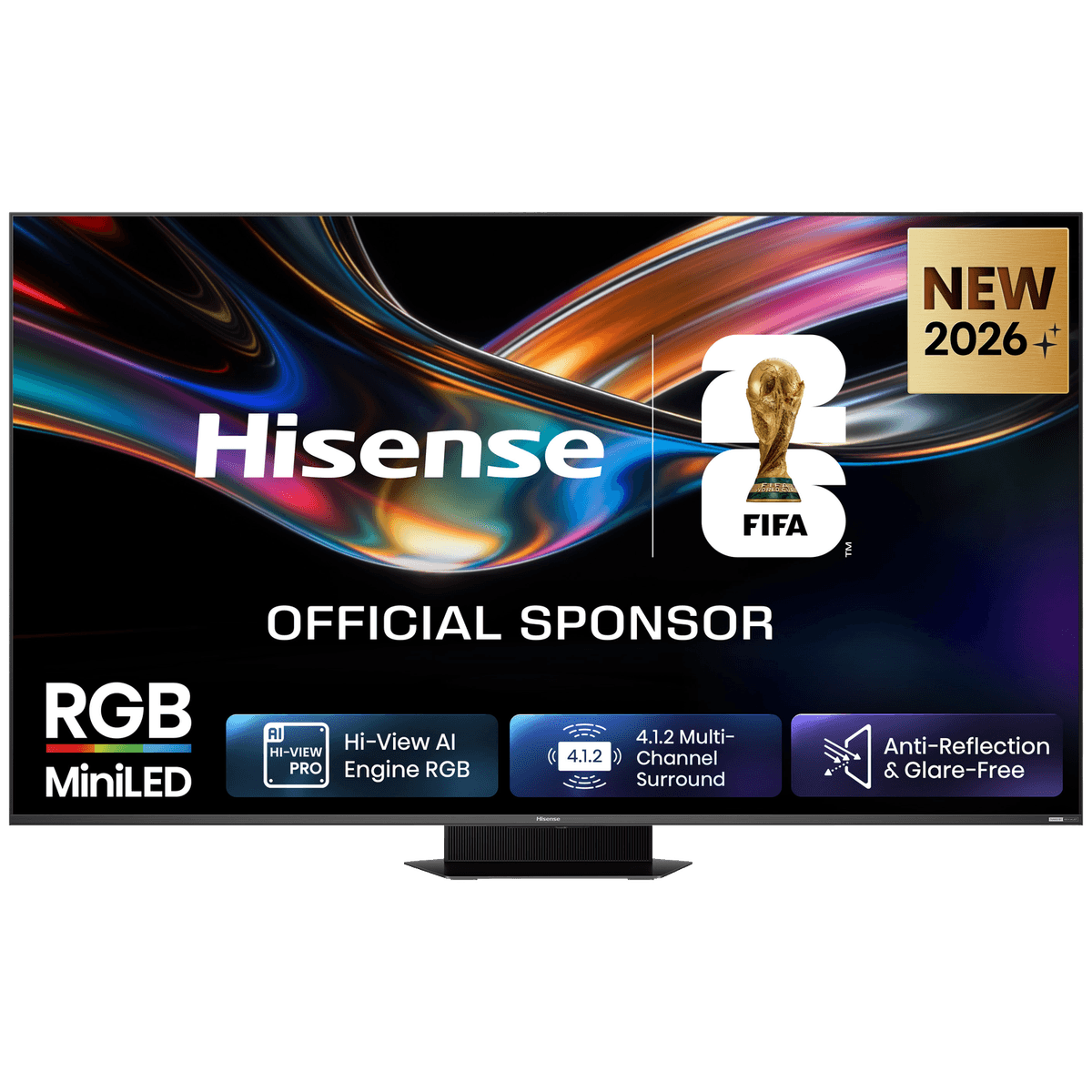 HISENSE 65UR9S - Ultra HD 4K - Mini-led-tv - 65 inch - 2026 — afbeelding 1