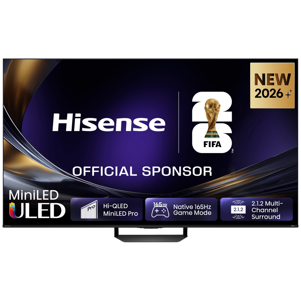 HISENSE 75U7S PRO - Ultra HD 4K - Mini-led-tv - 75 inch - 2026 — afbeelding 1