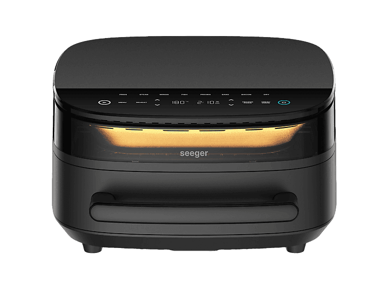 Seeger Sgr1030bk - Heteluchtfriteuse Zwart 6 L 2850 W — afbeelding 1