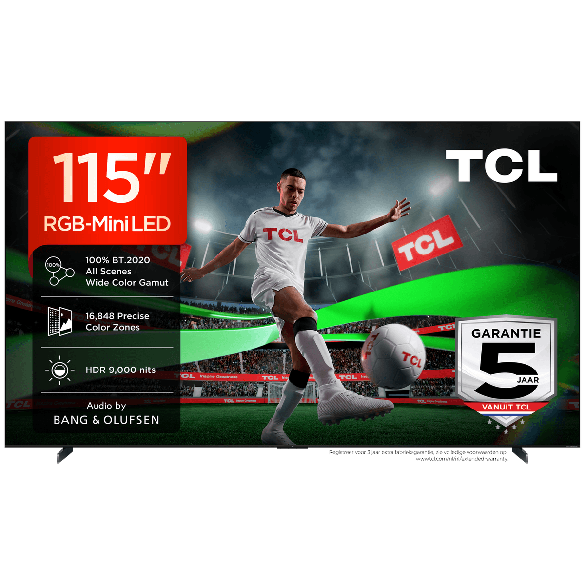 TCL 115RM9L - Ultra HD 4K - Mini-led-tv - 115 inch - 2026 — afbeelding 1