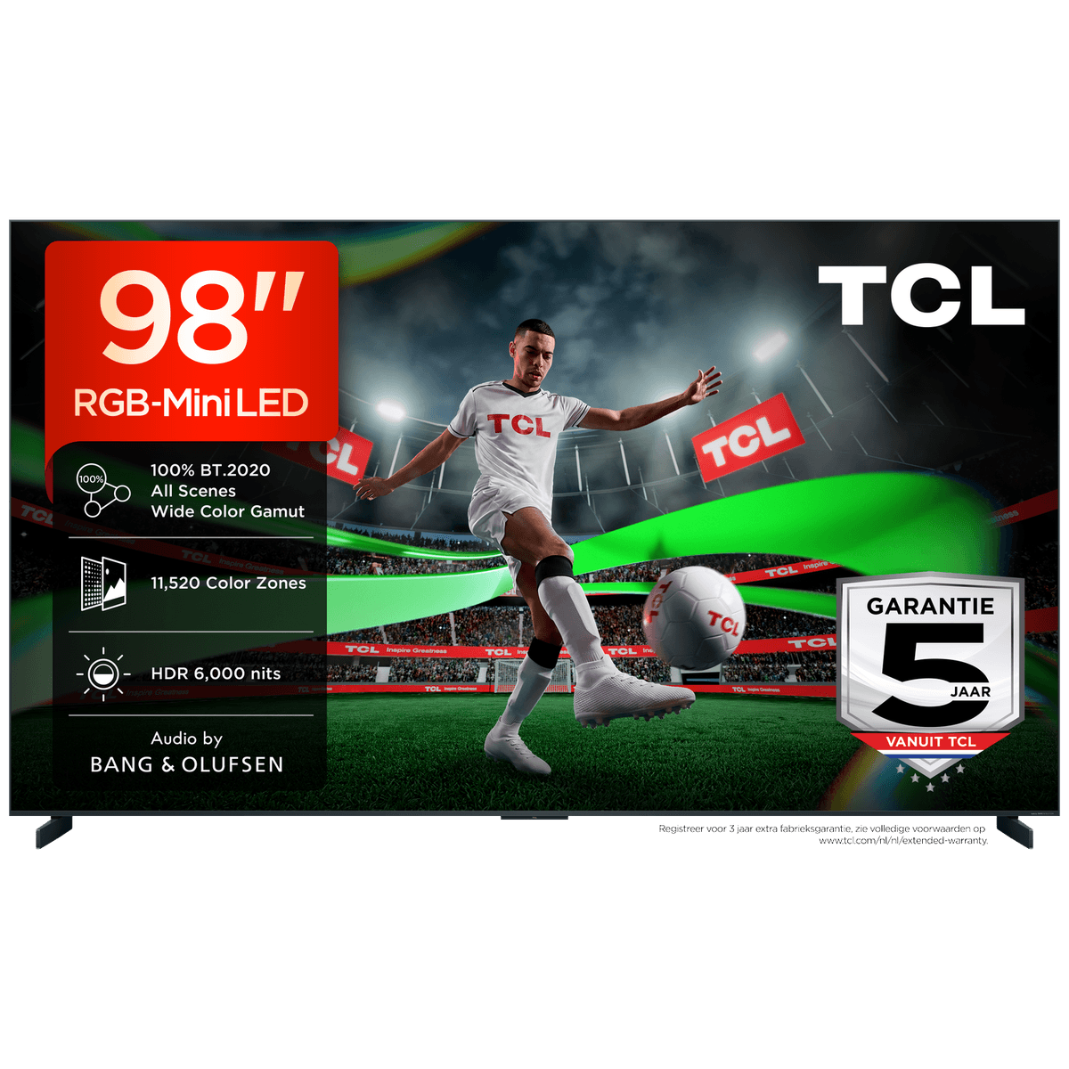 TCL 98RM9L - Ultra HD 4K - Mini-led-tv - 98 inch - 2026 — afbeelding 1