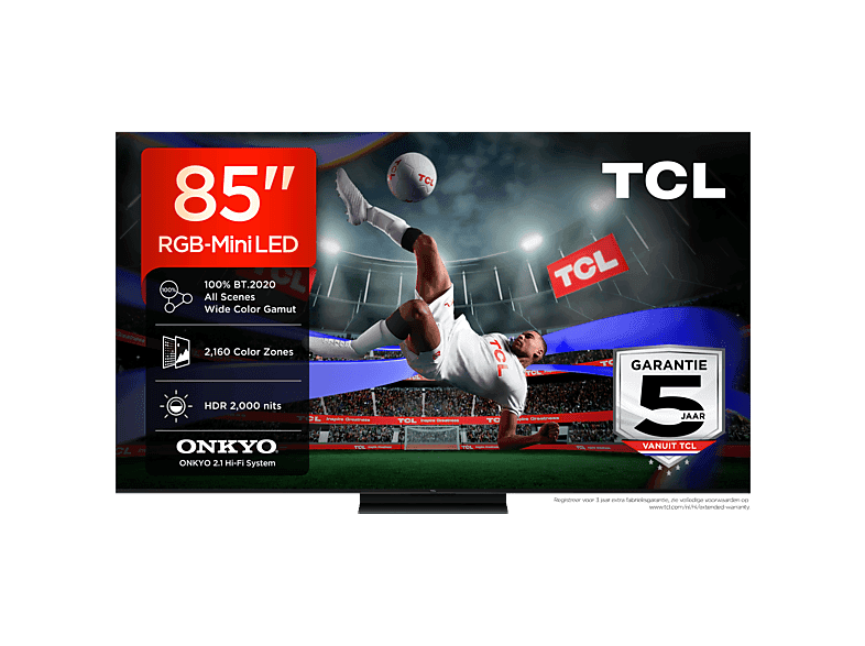 Tcl 85rm7l - Ultra Hd 4k Mini-led-tv 85 Inch 2026 — afbeelding 1