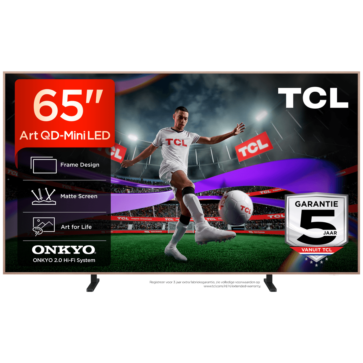 TCL 65A400 Pro QD - Ultra HD 4K - Mini-led-tv - 65 inch - 2026 — afbeelding 1