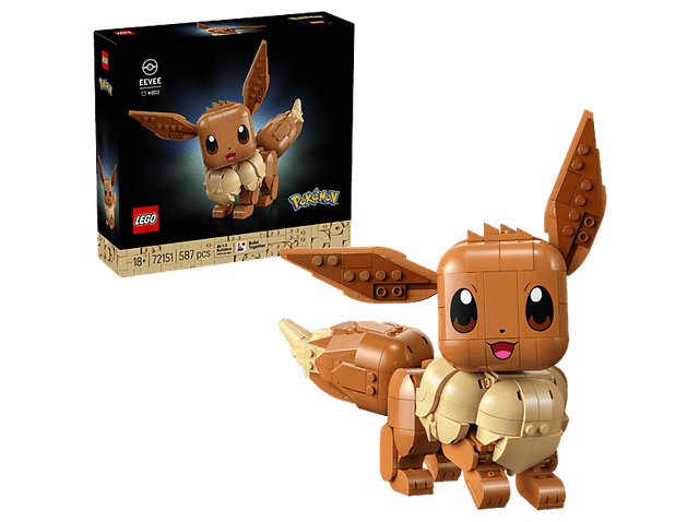 Lego Pokemon 72151 Eevee Bouwelementen Meerkleurig