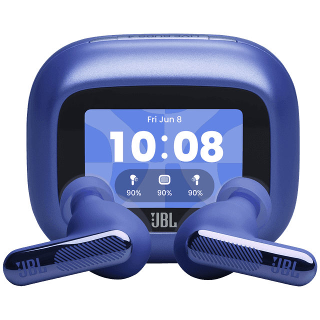 JBL Live Beam 4 Draadloze oordopjes met Noise Cancelling en Smart Case (2026) Blauw