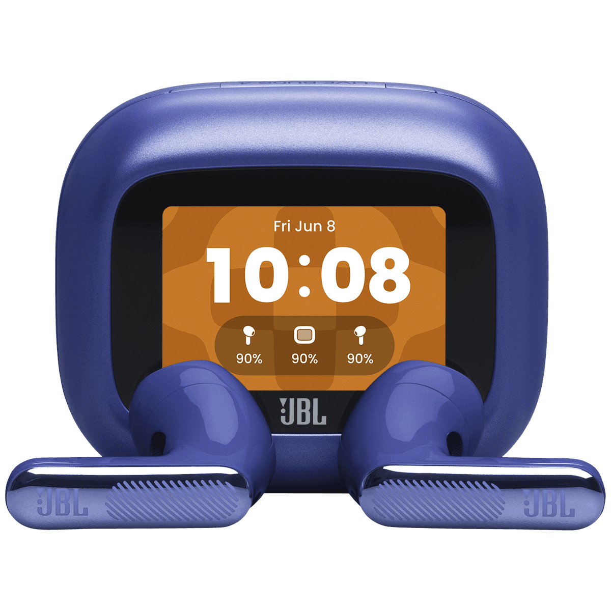 JBL Live Flex 4 Draadloze oordopjes met Noise Cancelling en Smart Case (2026) Blauw — afbeelding 1