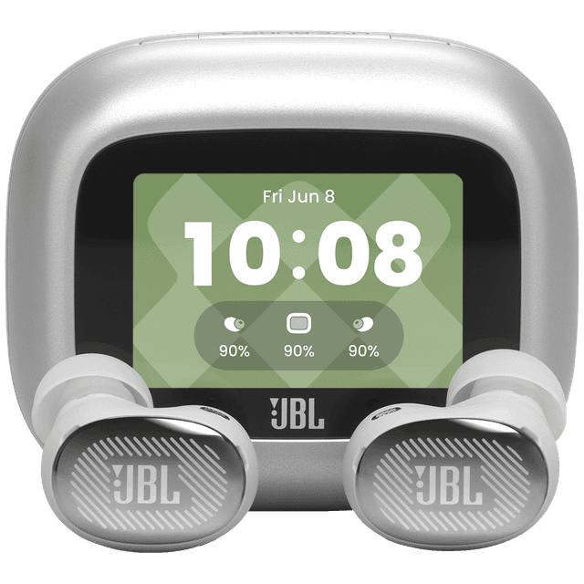 JBL Live Buds 4 Draadloze oordopjes met Noise Cancelling en Smart Case (2026) Zilver
