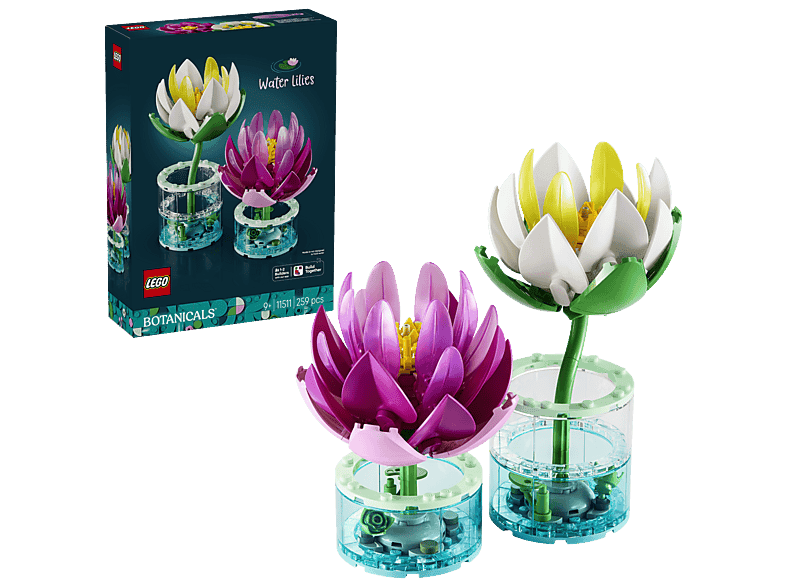 Lego Botanical Collection 11511 Water Lilies Bouwstenen Multicolor — afbeelding 1