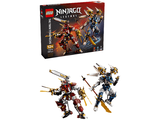 Lego Ninjago 71870 The Twin Titan Mechs Bouwstenen Multicolor