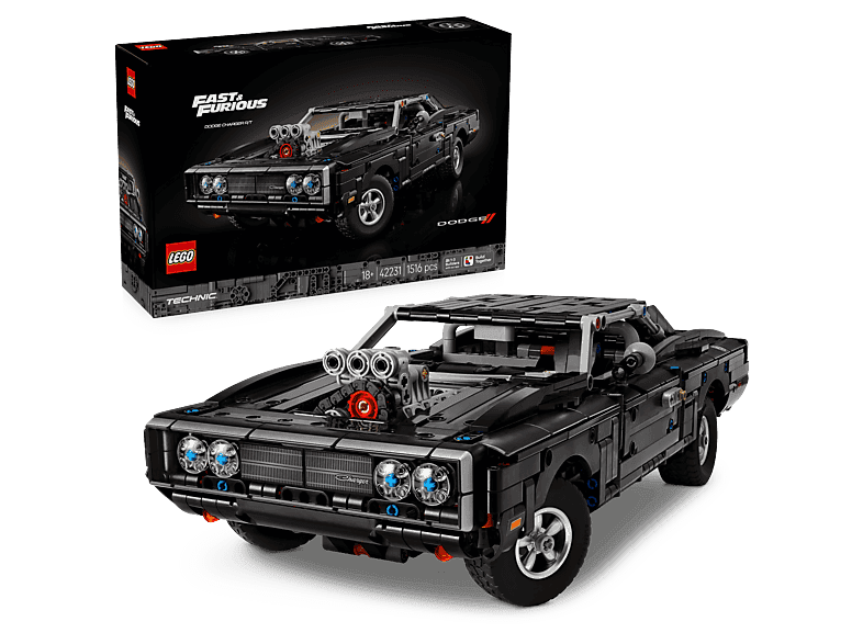 Lego Technic 42231 Fast And Furious Dodge Charger R/t Car Bouwstenen Multicolor — afbeelding 1