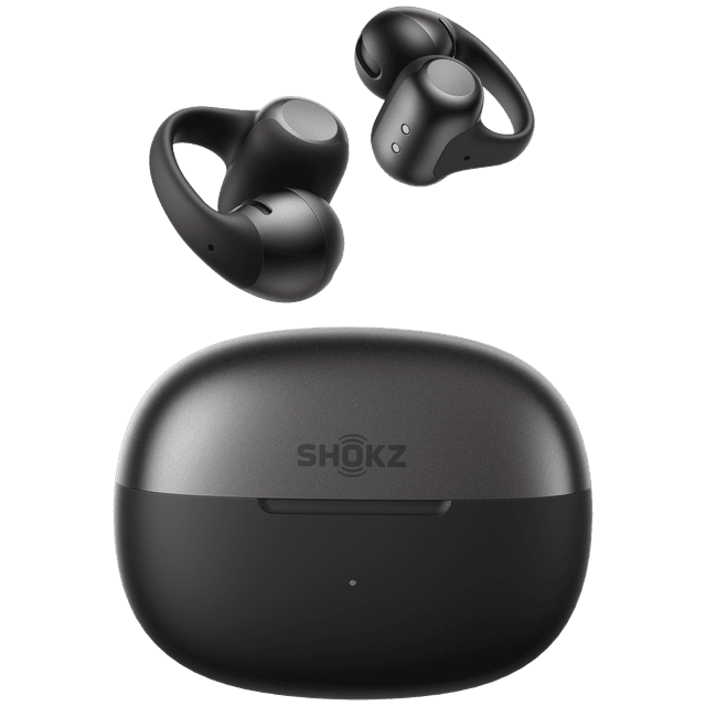 SHOKZ OpenDots 2 Open-Ear Clip Zwart Open-ear Oordopjes Zwart