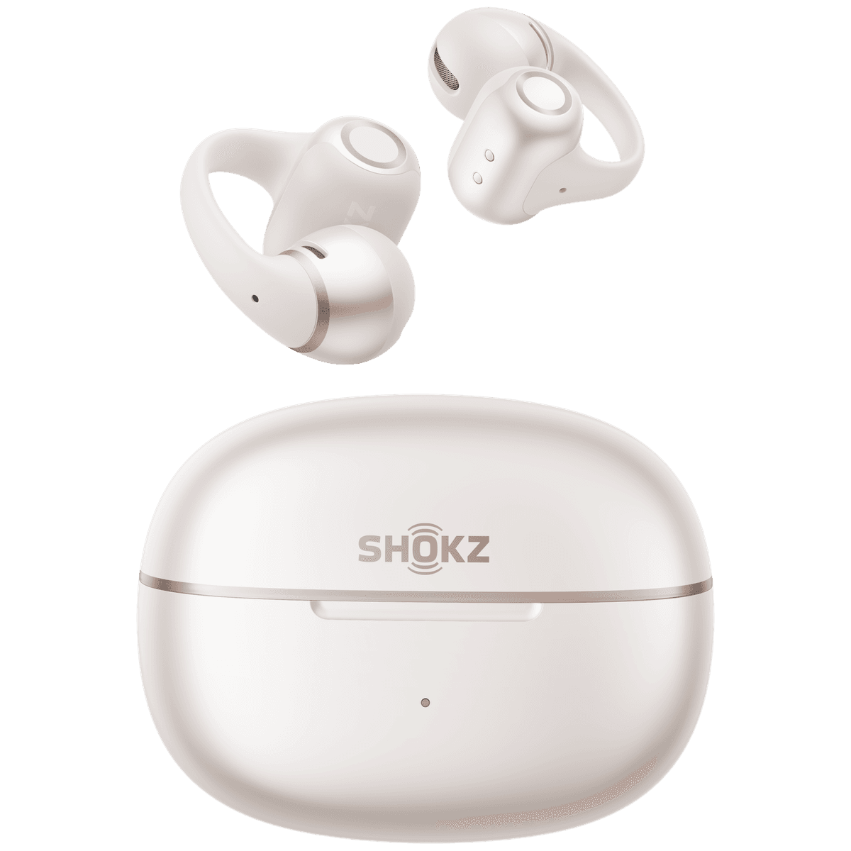 SHOKZ OpenDots 2 Open-Ear Clip Wit Open-ear Oordopjes Wit — afbeelding 1