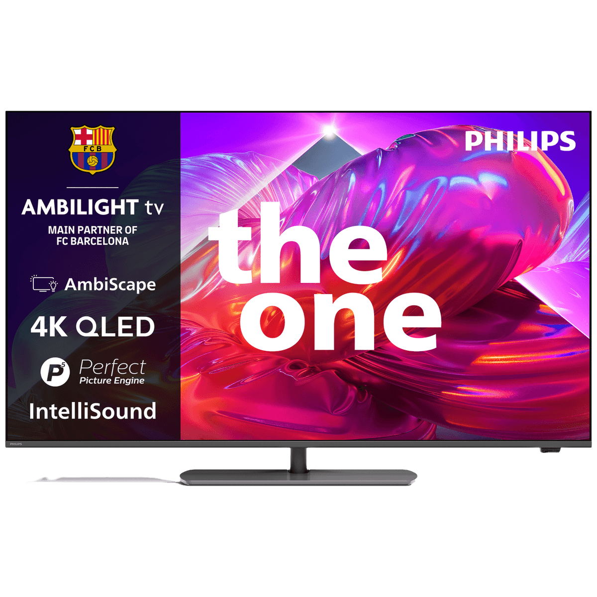 PHILIPS 65PQS9001/12 Ambilight TV (The One) (2026) - Ultra HD 4K - QLED-tv - 65 inch - 2026 — afbeelding 1