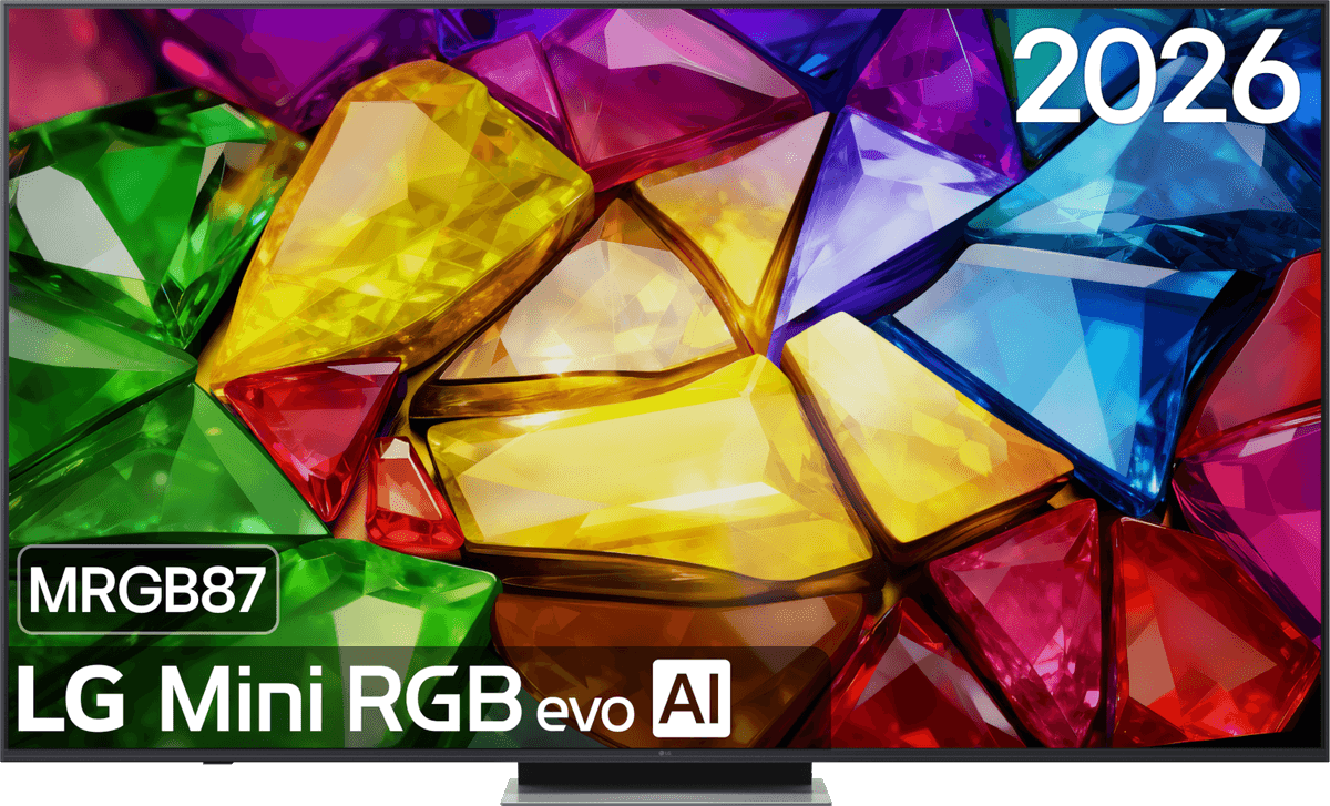 LG AI 75MRGB87B9B - Ultra HD 4K - Mini-led-tv - 75 inch - 2026 — afbeelding 1