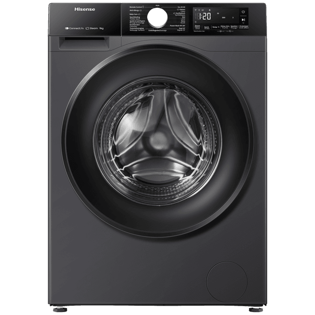 HISENSE WF3S9043BB3 -  Wasmachine Voorlader - 9 kg - 1400 rpm - 72 dB