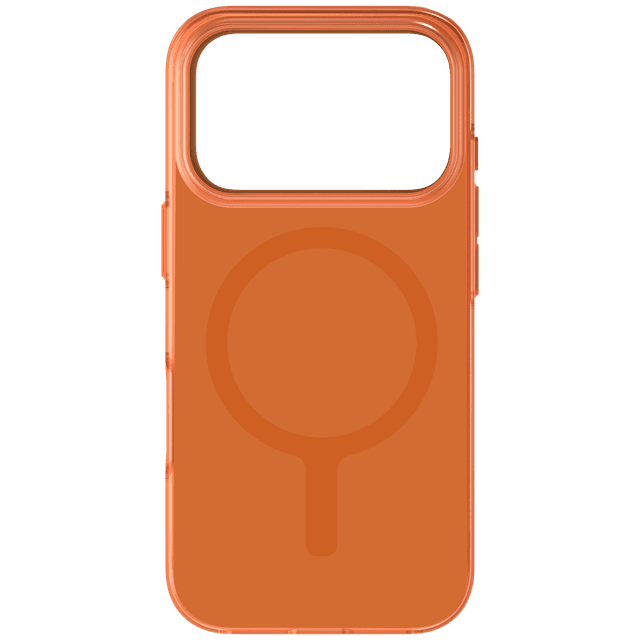 UNIQ iPhone 17 Pro Case Clario MagSafe Orange Telefoonhoesje voor Apple iPhone 17 Pro Oranje