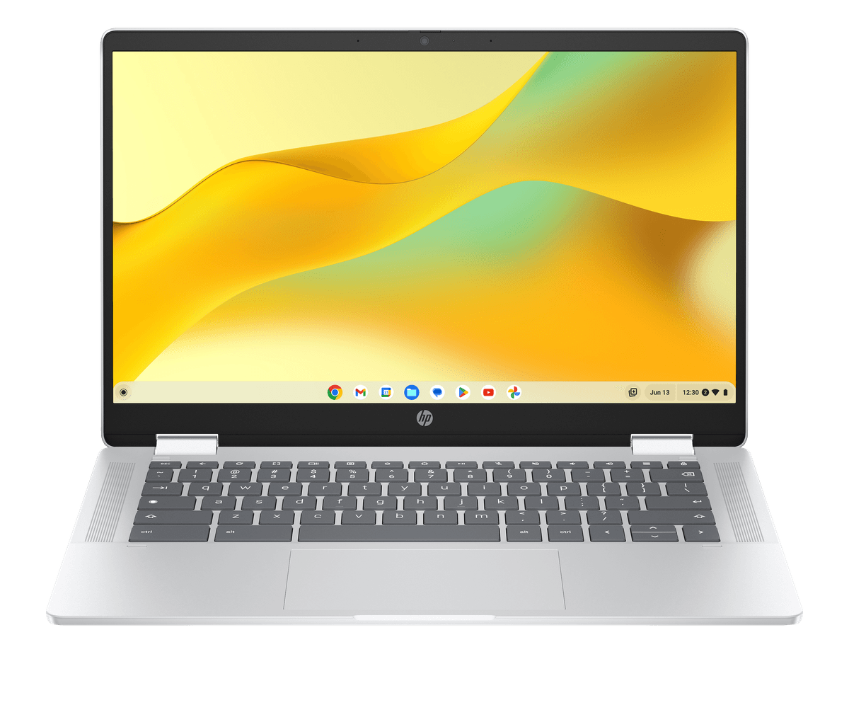 HP Chromebook x360 14b-cd0124ndx - 14 inch - Full HD - 4 GB - 128 GB - UHD Graphics - QWERTY — afbeelding 1