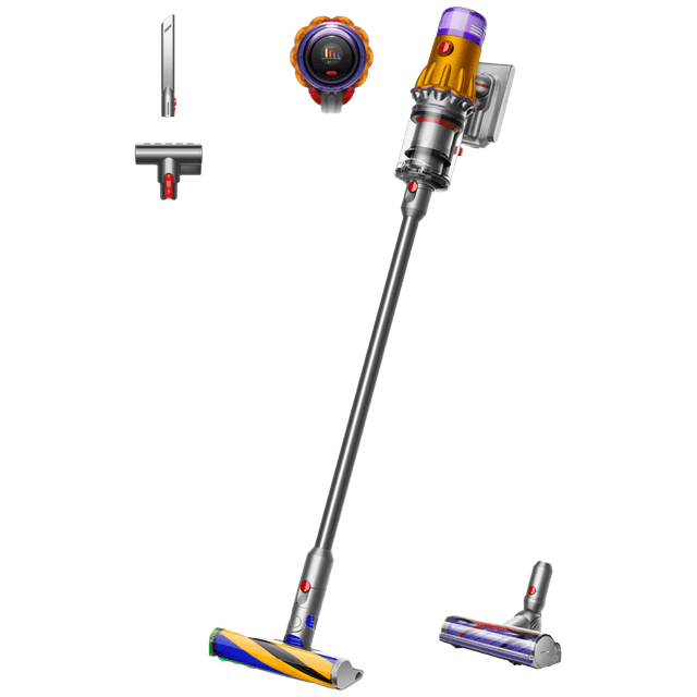 DYSON V12 Detect Slim Absolute - Steelstofzuiger - Accuduur 60 min - Geel