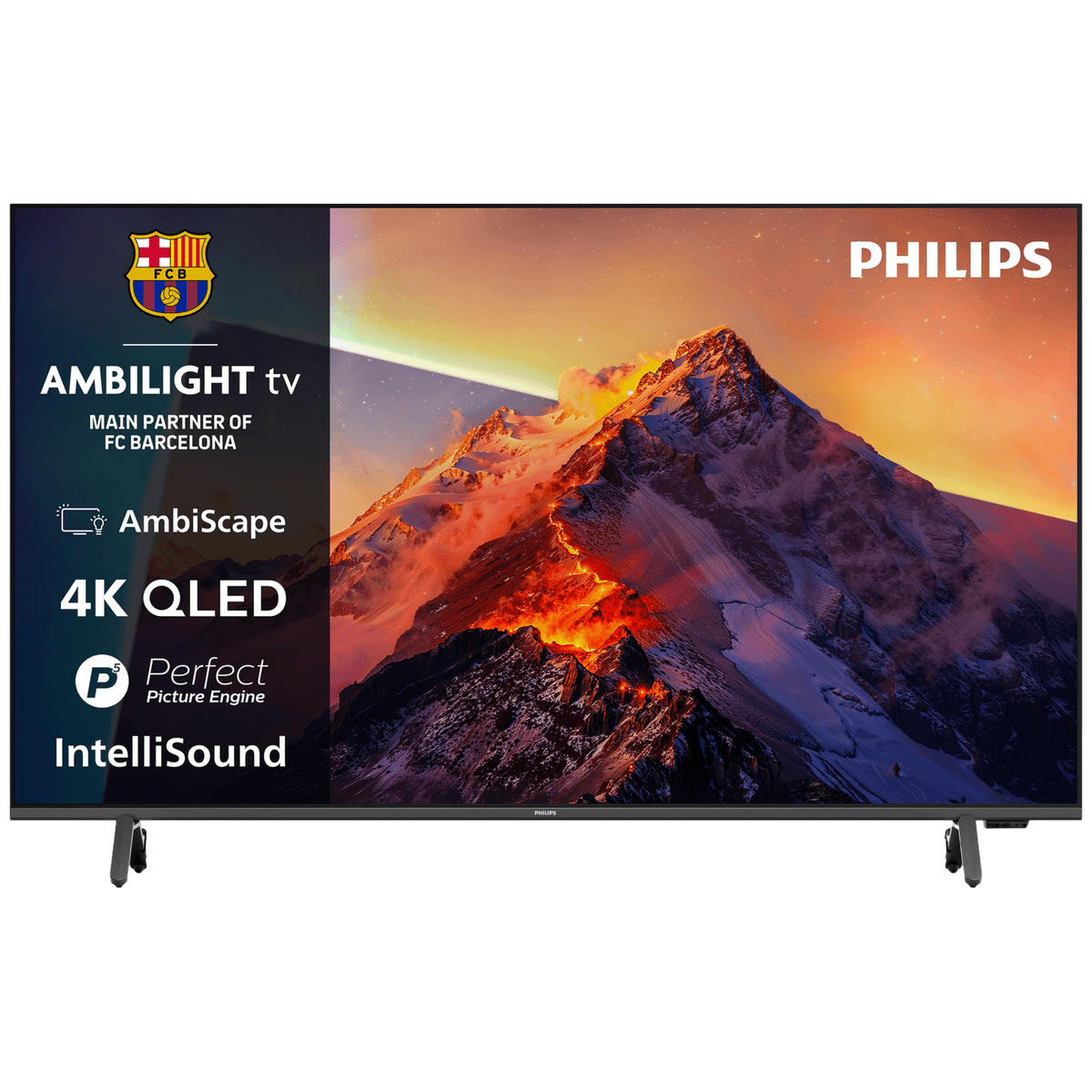 PHILIPS 65PQS8611/12 Ambilight Smart TV (2026) - QLED 4K - QLED-tv - 65 inch - 2026 — afbeelding 1