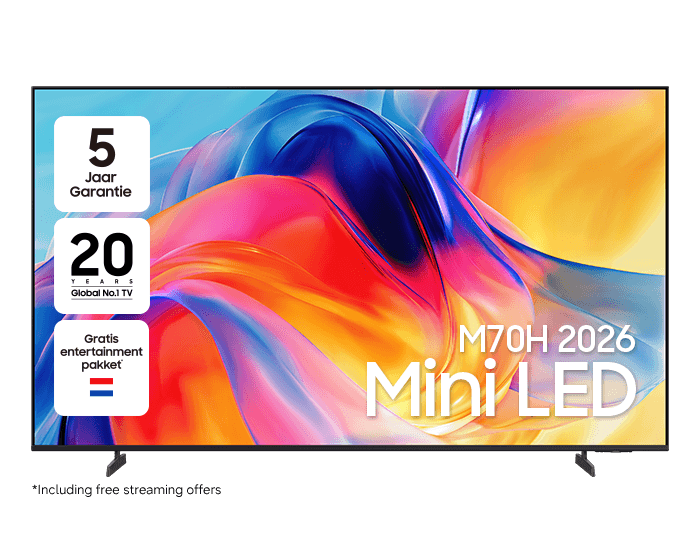 SAMSUNG 75” M74H - Ultra HD 4K - Mini-led-tv - 75 inch - 2026 — afbeelding 1