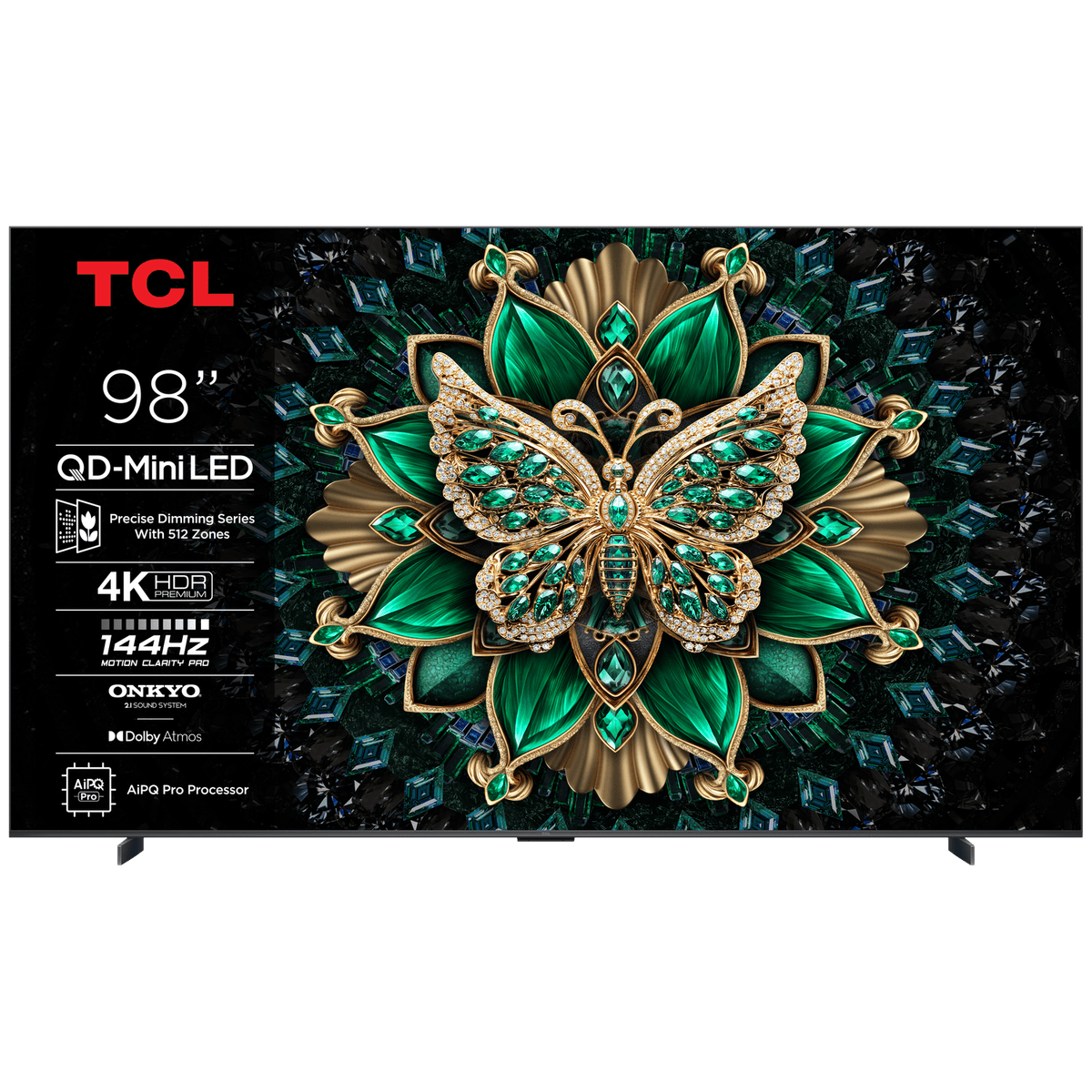 TCL 98C6K - Ultra HD 4K - Mini-led-tv - 98 inch - 2025 — afbeelding 1