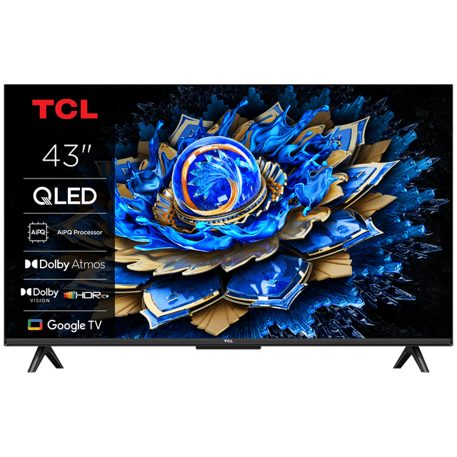 TCL 43T69C - Ultra HD 4K - QLED-tv - 43 inch - 2025