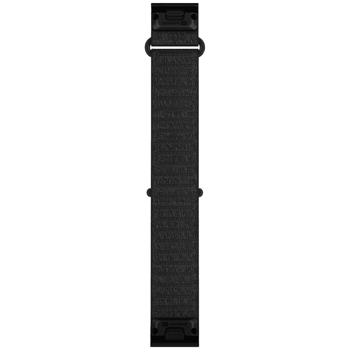 GARMIN Stoffen polsband 20MM Quickfit kort Horlogebandje Zwart — afbeelding 1