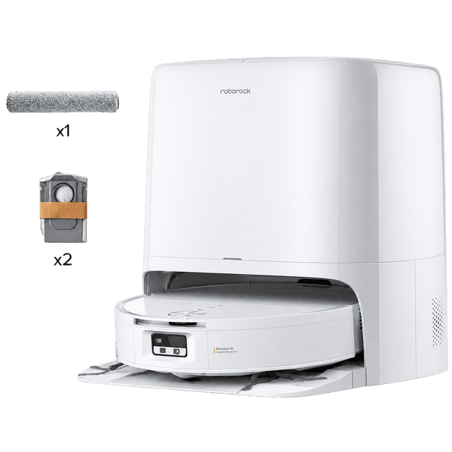 ROBOROCK Qrevo Edge 2 FlowX - Robotstofzuiger - Met Dweilfunctie - 35000 Pa - White