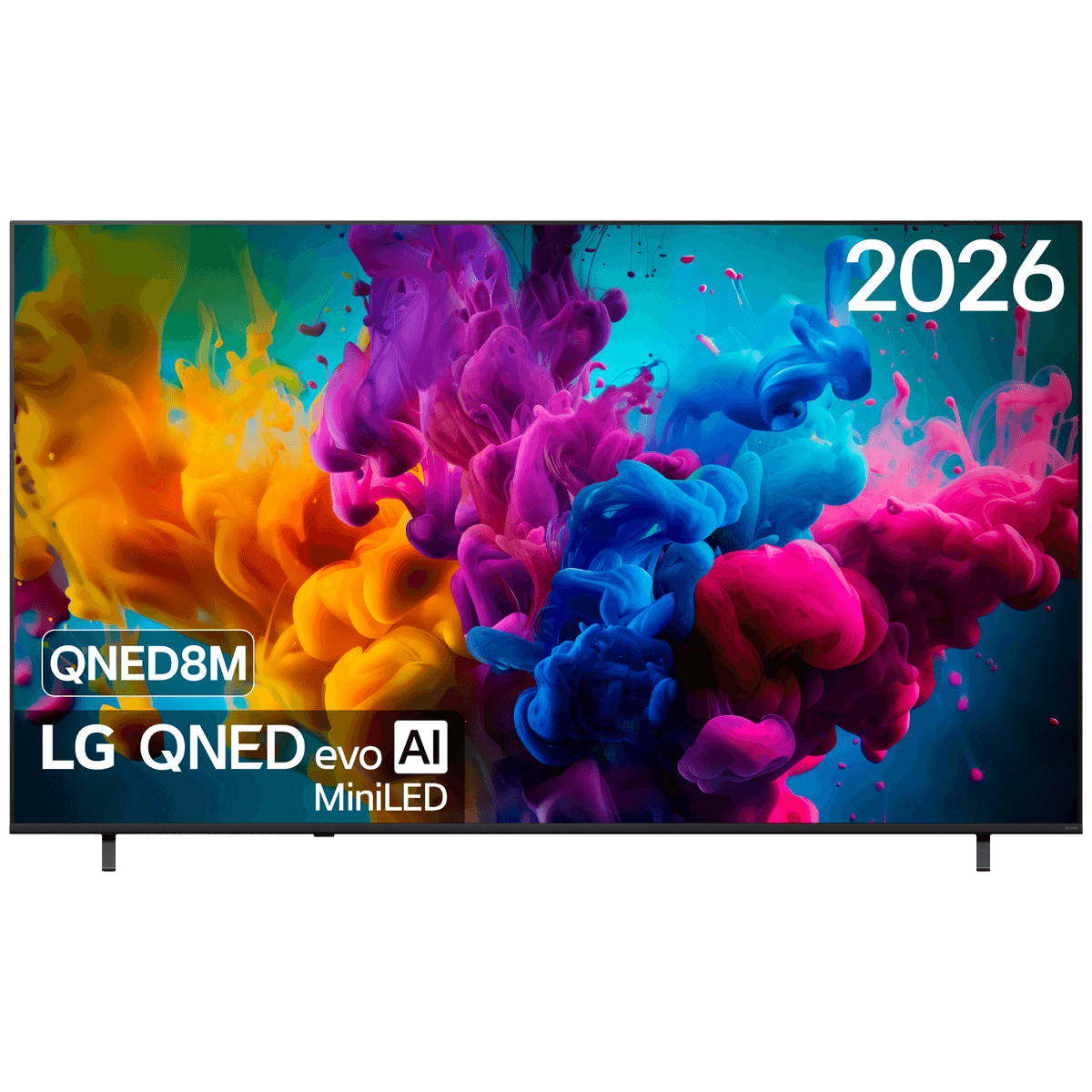 LG QNED evo AI 75QNED8M - Ultra HD 4K - QD-Mini-LED-tv - 75 inch - 2026 — afbeelding 1